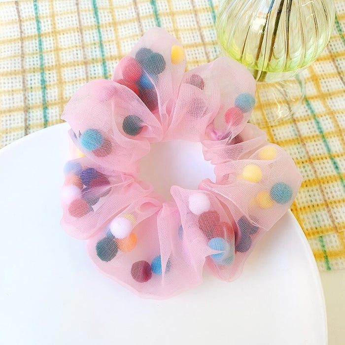 Wholesale cloth leather band color hair circle JDC-HS-H421 Hair Scrunchies 妙德 2 Wholesale Jewelry JoyasDeChina Joyas De China