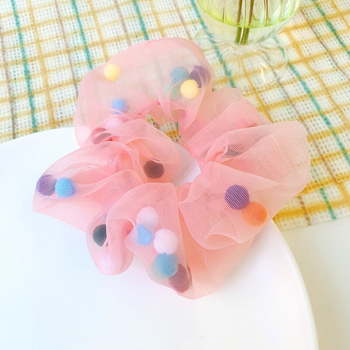 Wholesale cloth leather band color hair circle JDC-HS-H421 Hair Scrunchies 妙德 4 Wholesale Jewelry JoyasDeChina Joyas De China