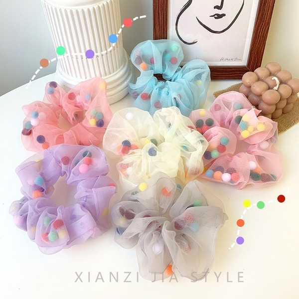Wholesale cloth leather band color hair circle JDC-HS-H421 Hair Scrunchies 妙德 Wholesale Jewelry JoyasDeChina Joyas De China