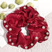 Bulk Jewelry Wholesale cloth pearl Hair Scrunchies JDC-HS-K074 Wholesale factory from China YIWU China