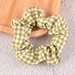 Bulk Jewelry Wholesale cloth Plaid Hair Scrunchies JDC-HS-K034 Wholesale factory from China YIWU China