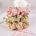 Bulk Jewelry Wholesale cloth Plaid Hair Scrunchies JDC-HS-K034 Wholesale factory from China YIWU China