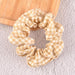 Bulk Jewelry Wholesale cloth Plaid Hair Scrunchies JDC-HS-K034 Wholesale factory from China YIWU China