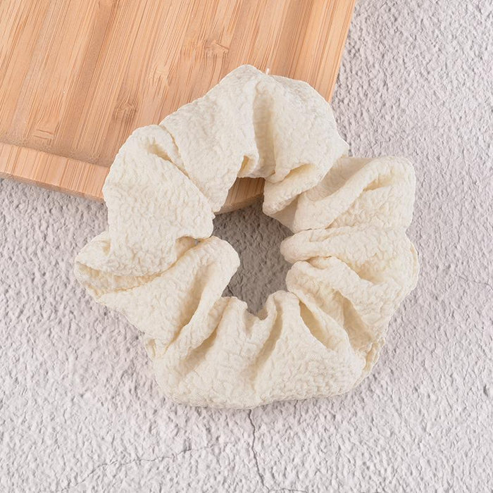 Bulk Jewelry Wholesale cloth seersucker Hair Scrunchies JDC-HS-K090 Wholesale factory from China YIWU China