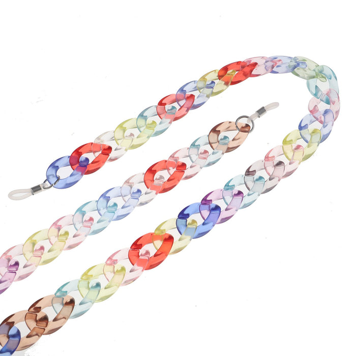 Bulk Jewelry Wholesale color acrylic mask rope glasses chain JDC-MC-YM005 Wholesale factory from China YIWU China
