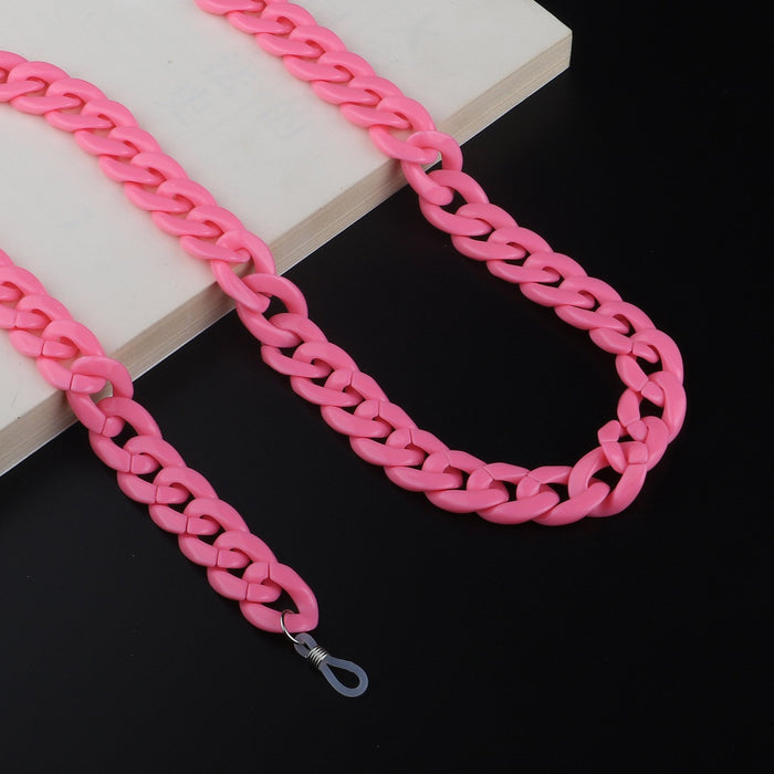 Bulk Jewelry Wholesale color acrylic mask rope glasses chain JDC-MC-YM005 Wholesale factory from China YIWU China
