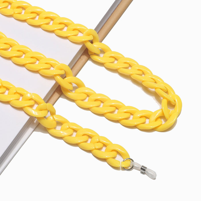 Bulk Jewelry Wholesale color acrylic mask rope glasses chain JDC-MC-YM005 Wholesale factory from China YIWU China