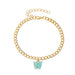 Bulk Jewelry Wholesale color alloy butterfly foot chain JDC-AS-A22 Wholesale factory from China YIWU China