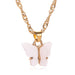 Bulk Jewelry Wholesale color alloy Butterfly Necklace JDC-NE-D574 Wholesale factory from China YIWU China