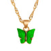 Bulk Jewelry Wholesale color alloy Butterfly Necklace JDC-NE-D574 Wholesale factory from China YIWU China