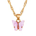 Bulk Jewelry Wholesale color alloy Butterfly Necklace JDC-NE-D574 Wholesale factory from China YIWU China