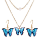 Bulk Jewelry Wholesale color alloy butterfly necklace JDC-NE-D595 Wholesale factory from China YIWU China