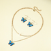 Bulk Jewelry Wholesale color alloy butterfly necklace JDC-NE-D595 Wholesale factory from China YIWU China