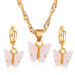 Bulk Jewelry Wholesale color alloy butterfly necklace JDC-NE-D637 Wholesale factory from China YIWU China