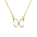 Bulk Jewelry Wholesale color alloy glass crystal butterfly necklace JDC-NE-D558 Wholesale factory from China YIWU China