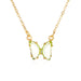 Bulk Jewelry Wholesale color alloy glass crystal butterfly necklace JDC-NE-D558 Wholesale factory from China YIWU China