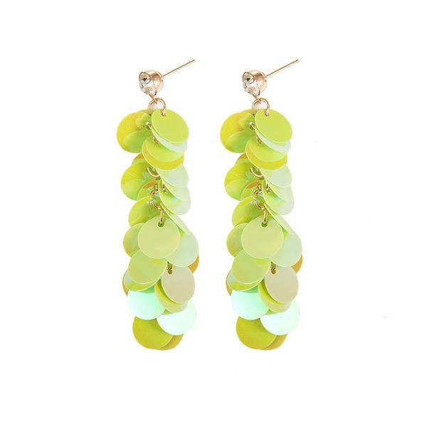 Bulk Jewelry Wholesale color alloy multilayer color Sequin Earrings JDC-ES-D325 Wholesale factory from China YIWU China