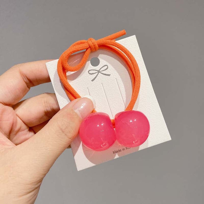 Wholesale color ball jelly hair rope JDC-HS-GSFS009 Hair Scrunchies 夙尚 2 Wholesale Jewelry JoyasDeChina Joyas De China