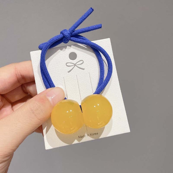 Wholesale color ball jelly hair rope JDC-HS-GSFS009 Hair Scrunchies 夙尚 Wholesale Jewelry JoyasDeChina Joyas De China