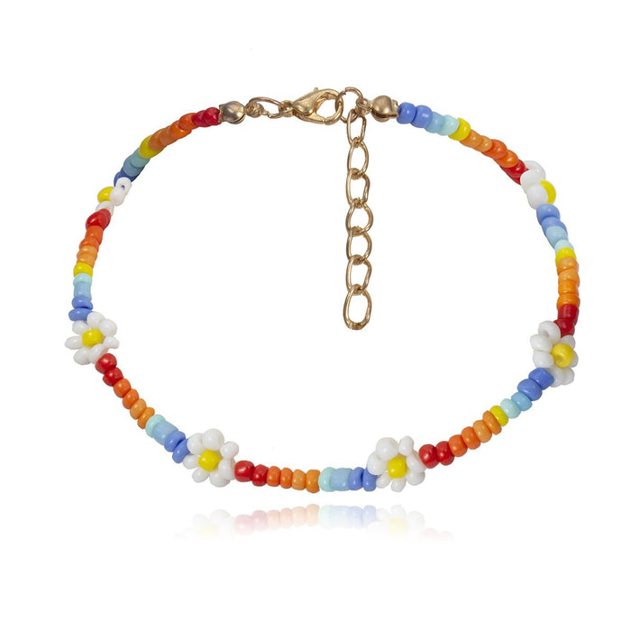 Bulk Jewelry Wholesale color beads handmade flower beads color necklace JDC-NE-KunJ013 Wholesale factory from China YIWU China