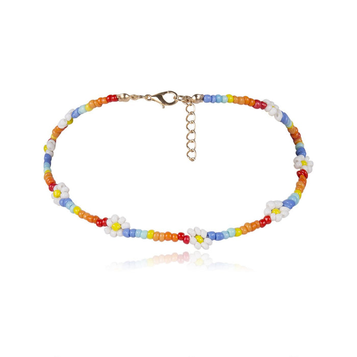 Bulk Jewelry Wholesale color beads handmade flower beads color necklace JDC-NE-KunJ013 Wholesale factory from China YIWU China