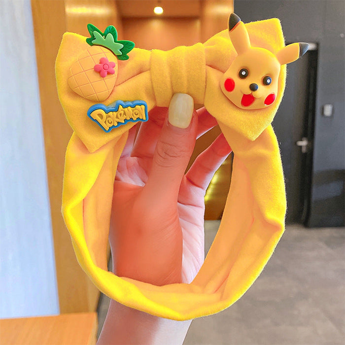 Wholesale Color Cartoon Strawberry Bear Girls headband (F)JDC-HD-i130 Headband 溪南 4# Pikachu Wholesale Jewelry JoyasDeChina Joyas De China