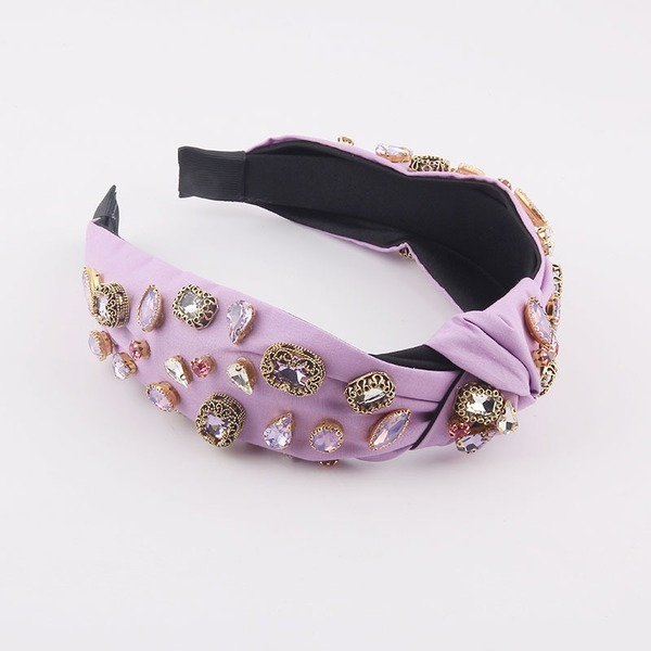 Bulk Jewelry Wholesale color cloth cloth fluorescent color diamond Hairband JDC-HD-JB018 Wholesale factory from China YIWU China