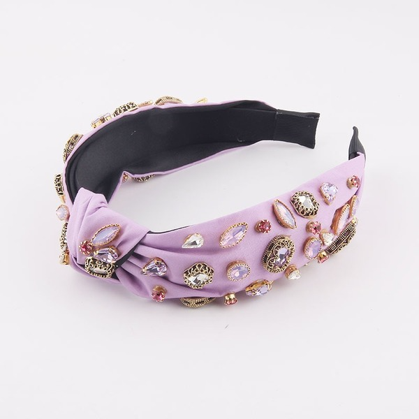 Bulk Jewelry Wholesale color cloth cloth fluorescent color diamond Hairband JDC-HD-JB018 Wholesale factory from China YIWU China