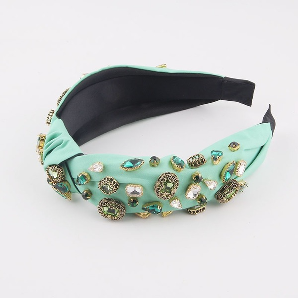 Bulk Jewelry Wholesale color cloth cloth fluorescent color diamond Hairband JDC-HD-JB018 Wholesale factory from China YIWU China