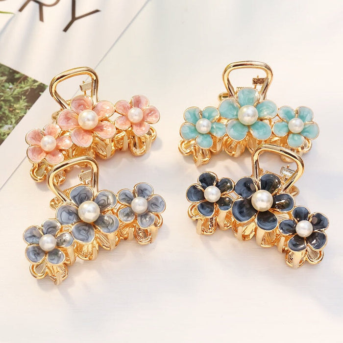Wholesale color flower hairpin JDC-HC-JE005 Hair Clips 璟恩 Wholesale Jewelry JoyasDeChina Joyas De China