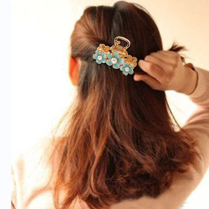 Wholesale color flower hairpin JDC-HC-JE005 Hair Clips 璟恩 Wholesale Jewelry JoyasDeChina Joyas De China