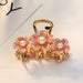 Wholesale color flower hairpin JDC-HC-JE005 Hair Clips 璟恩 Pink Wholesale Jewelry JoyasDeChina Joyas De China