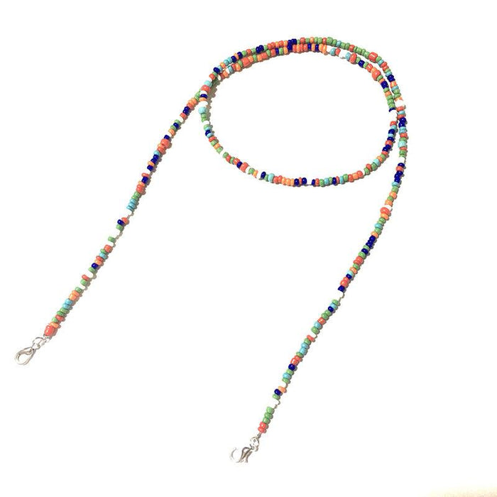 Bulk Jewelry Wholesale color glass beads slip-proof glasses chain JDC-MC-HW013 Wholesale factory from China YIWU China