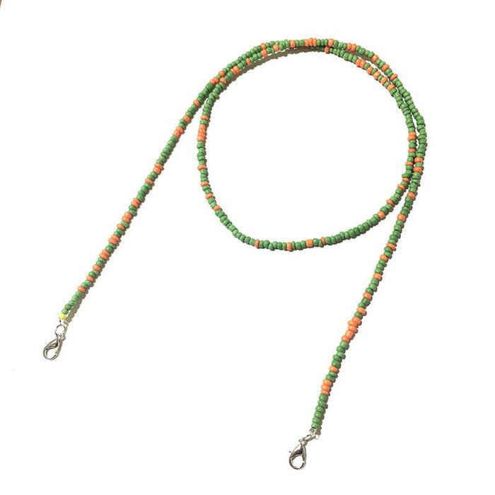 Bulk Jewelry Wholesale color glass beads slip-proof glasses chain JDC-MC-HW013 Wholesale factory from China YIWU China