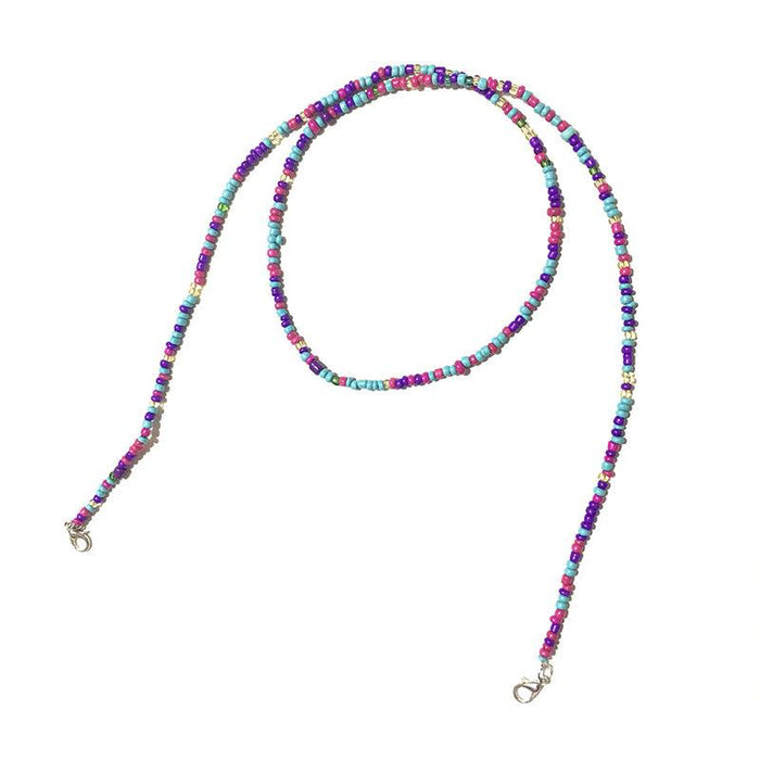 Bulk Jewelry Wholesale color glass beads slip-proof glasses chain JDC-MC-HW013 Wholesale factory from China YIWU China