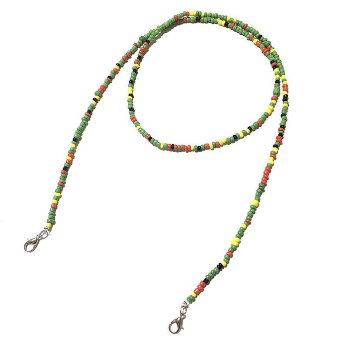 Bulk Jewelry Wholesale color glass beads slip-proof glasses chain JDC-MC-HW013 Wholesale factory from China YIWU China