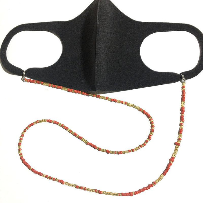 Bulk Jewelry Wholesale color glass beads slip-proof glasses chain JDC-MC-HW013 Wholesale factory from China YIWU China