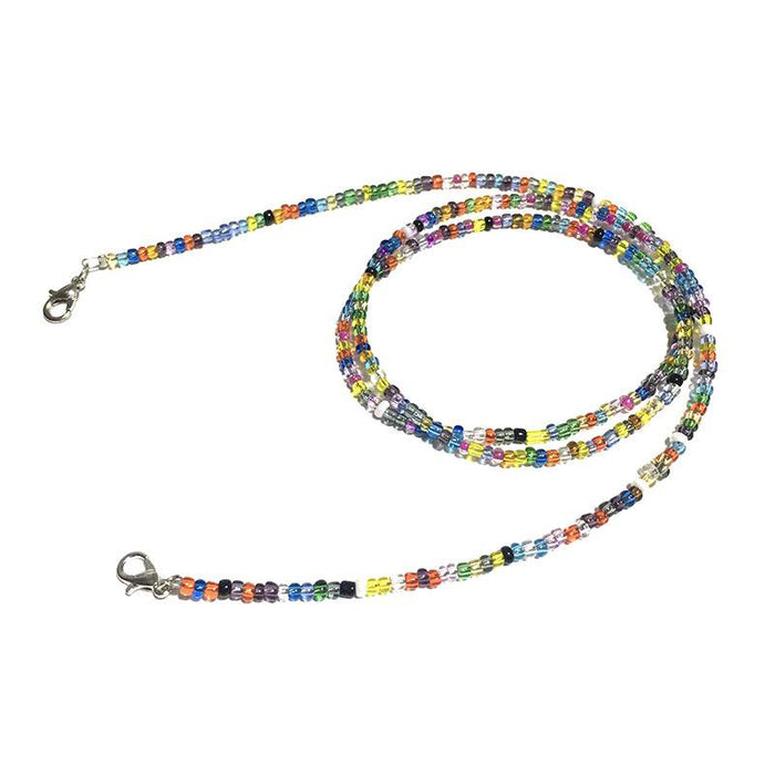 Bulk Jewelry Wholesale color glass beads slip-proof glasses chain JDC-MC-HW013 Wholesale factory from China YIWU China