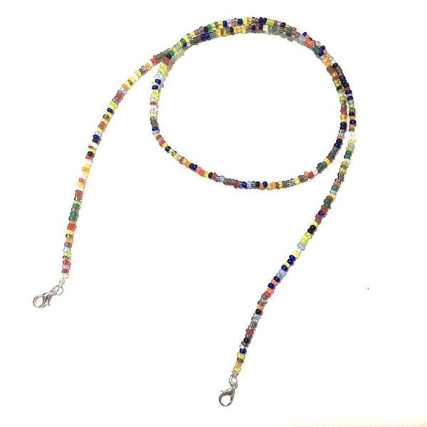 Bulk Jewelry Wholesale color glass beads slip-proof glasses chain JDC-MC-HW013 Wholesale factory from China YIWU China