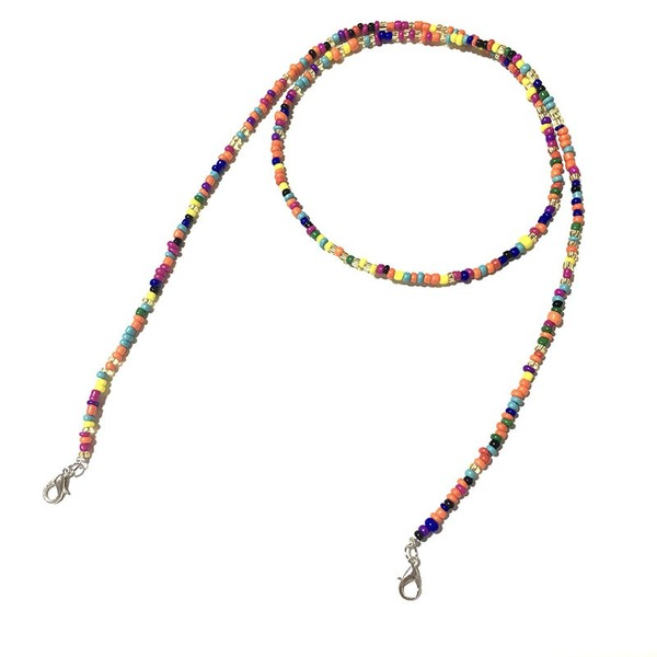 Bulk Jewelry Wholesale color glass beads slip-proof glasses chain JDC-MC-HW013 Wholesale factory from China YIWU China
