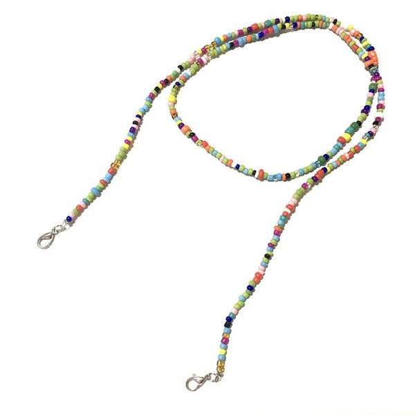 Bulk Jewelry Wholesale color glass beads slip-proof glasses chain JDC-MC-HW013 Wholesale factory from China YIWU China