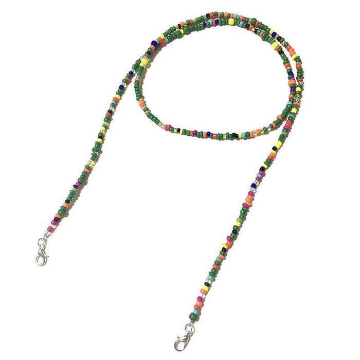 Bulk Jewelry Wholesale color glass beads slip-proof glasses chain JDC-MC-HW013 Wholesale factory from China YIWU China