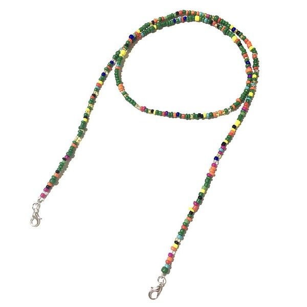 Bulk Jewelry Wholesale color glass beads slip-proof glasses chain JDC-MC-HW013 Wholesale factory from China YIWU China