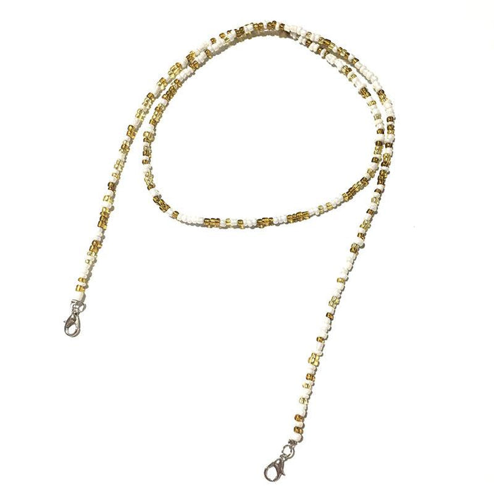 Bulk Jewelry Wholesale color glass beads slip-proof glasses chain JDC-MC-HW013 Wholesale factory from China YIWU China