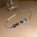 Wholesale color glazed daisy flower pearl alloy necklace JDC-NE-BaoY004 Necklaces 宝钰 Wholesale Jewelry JoyasDeChina Joyas De China