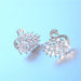 Wholesale color gradient zircon swan stud earrings MOQ≥2 JDC-ES-Kas002 Earrings 卡诗 Wholesale Jewelry JoyasDeChina Joyas De China