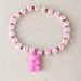 Wholesale color jelly bear beads splicing bracelet JDC-BT-E275 Bracelet 奈珠 Wholesale Jewelry JoyasDeChina Joyas De China