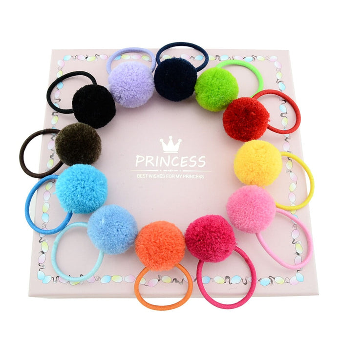 Wholesale color large hair ball hair rope JDC-HS-Xiane001 Hair Scrunchies 仙儿 Wholesale Jewelry JoyasDeChina Joyas De China