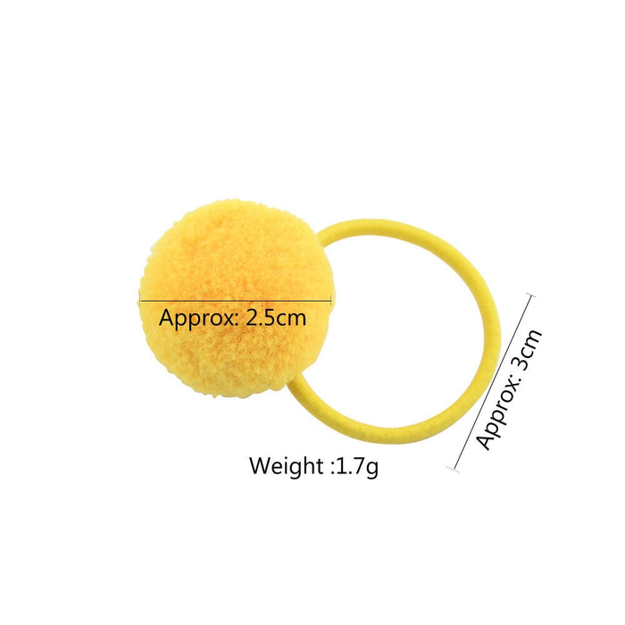 Wholesale color large hair ball hair rope JDC-HS-Xiane001 Hair Scrunchies 仙儿 Wholesale Jewelry JoyasDeChina Joyas De China