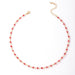 Wholesale color loose stone hanging red rice Bead Necklace JDC-NE-YinH006 Necklaces 颖皓 Wholesale Jewelry JoyasDeChina Joyas De China